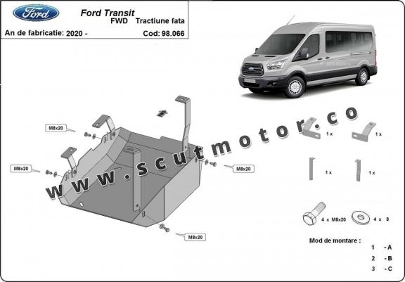 Scut rezervor AdBlue Ford Transit - Tractiune fata