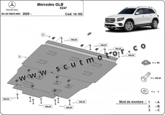 Scut motor Mercedes GLB X247