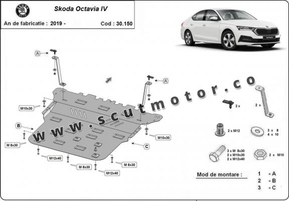 Scut motor Skoda Octavia 4