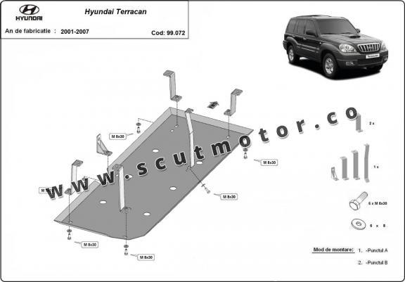 Scut rezervor Hyundai Terracan