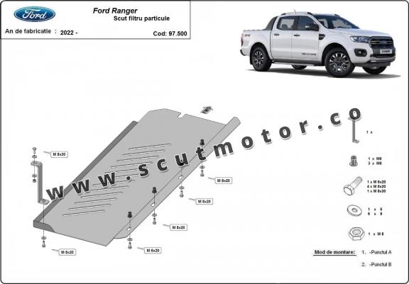 Scut filtru particule Ford Ranger