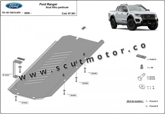 Scut filtru particule Ford Ranger