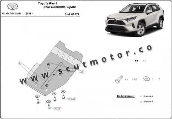 Scut diferențial spate Toyota RAV 4