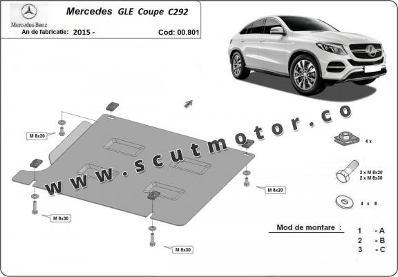 Scut cutie de viteză Mercedes GLE Coupe C292