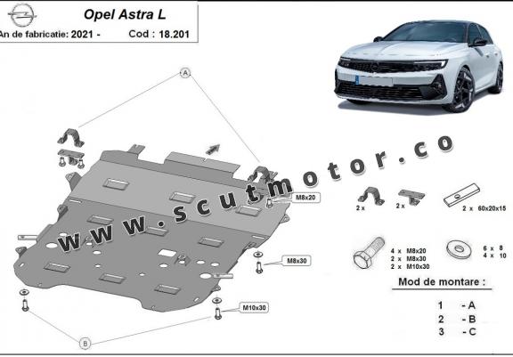 Scut motor Opel Astra L