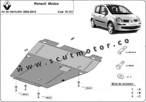 Scut motor Renault Modus