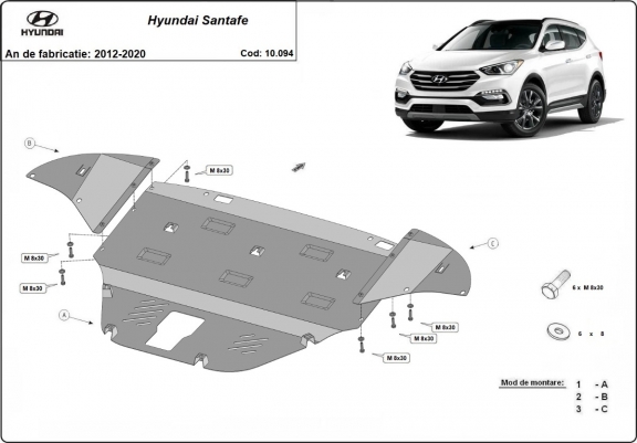 Scut motor Hyundai Santa Fe