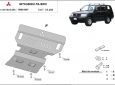 Scut motor și radiator Mitsubishi Pajero 3 (V60, V70) 3