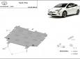 Scut motor din aluminiu  Toyota Prius 3