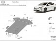 Scut antifurt din aluminiu pentru catalizator Toyota Prius 3