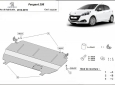 Scut motor Peugeot 208 1