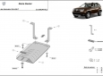 Scut diferențial din aluminiu Dacia Duster, motorizare 4x4 3