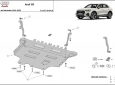 Scut motor din aluminiu Audi Q3 3