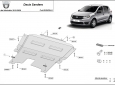Scut motor din aluminiu Dacia Sandero 2 3
