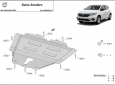 Scut motor din aluminiu Dacia Sandero 3