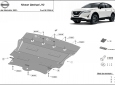 Scut motor din aluminiu Nissan Qashqai J12 3