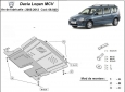 Scut motor Dacia Logan 1 MCV 3