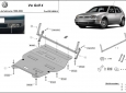 Scut motor din aluminiu Volkswagen Golf 3