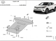 Scut antifurt din aluminiu pentru catalizator Toyota C-HR 3