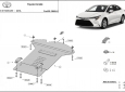 Scut antifurt din aluminiu pentru catalizator Toyota Corolla 3