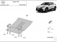 Scut antifurt din aluminiu pentru catalizator Toyota C-HR 3