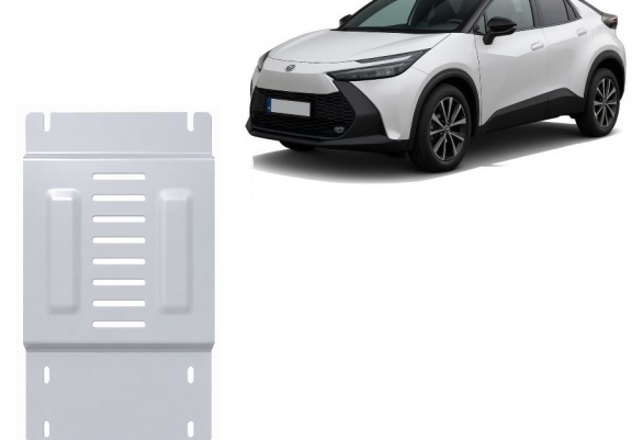 Scut antifurt din aluminiu pentru catalizator Toyota C-HR