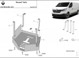 Scut antifurt catalizator pentru Renault Trafic 3