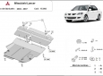 Scut motor și cutie de viteză Mitsubishi Lancer 3