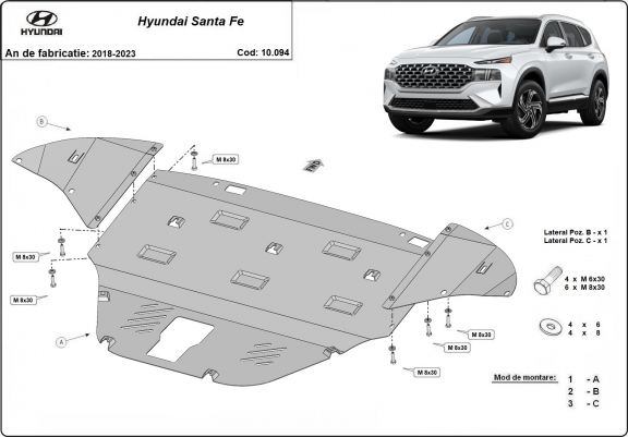 Scut motor Hyundai Santa Fe