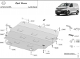 Scut motor din aluminiu Opel Vivaro 3