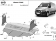 Scut motor din aluminiu Nissan NV400 3