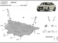 Scut motor din aluminiu Audi A3 3