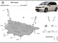 Scut motor din aluminiu Volkswagen Touran 3