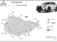 Scut motor din aluminiu Lexus NXAZ20 3