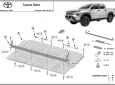 Scut metalic reductor Toyota Hilux 3
