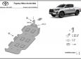 Scut rezervor din aluminiu Toyota Hilux  Invicible 3