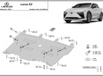 Scut motor din aluminiu Lexus RZ 3