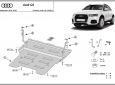 Scut motor din aluminiu Audi Q3 3