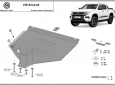 Scut cutie de viteză din aluminiu Volkswagen Amarok 3