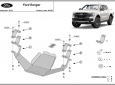 Scut diferențial spate Ford Ranger 3