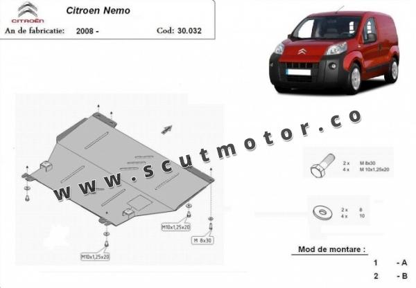 Scut motor Citroen Nemo 1