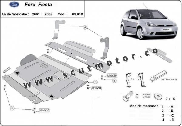 Scut motor Ford Fiesta 1