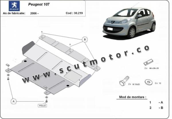 Scut motor Peugeot 107 1