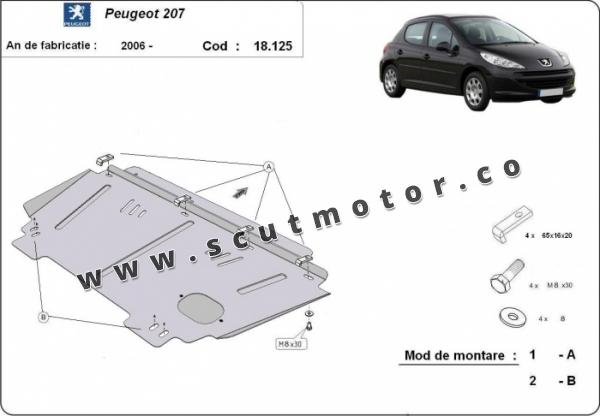 Scut motor Peugeot 207 1