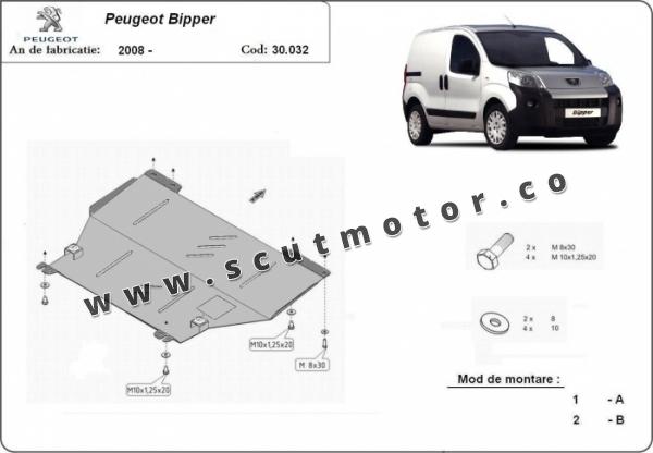 Scut motor Peugeot Bipper 1