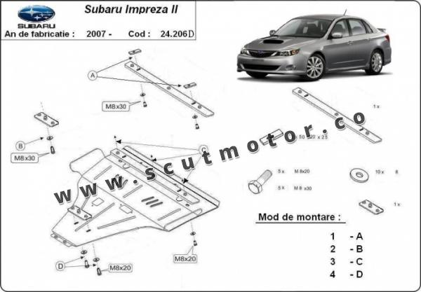 Scut motor Subaru Impreza diesel 1