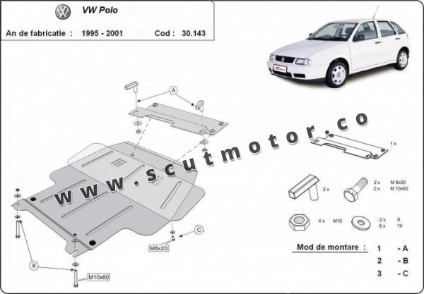 Scut motor Volkswagen Polo - 6N, 6N1, 6K, Classic, Variant 1