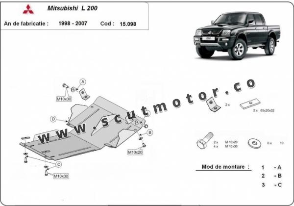 Scut motor Mitsubishi L200 1