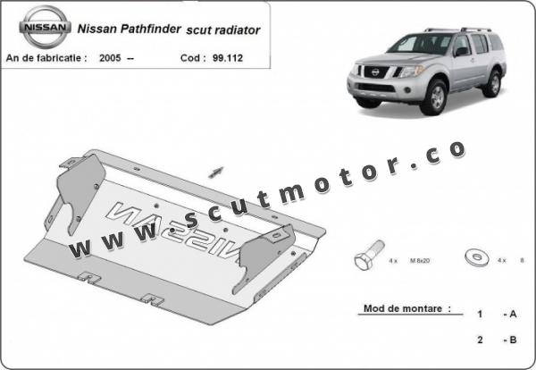 Scut radiator Nissan Pathfinder 1