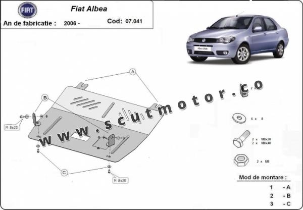 Scut motor Fiat Albea 1